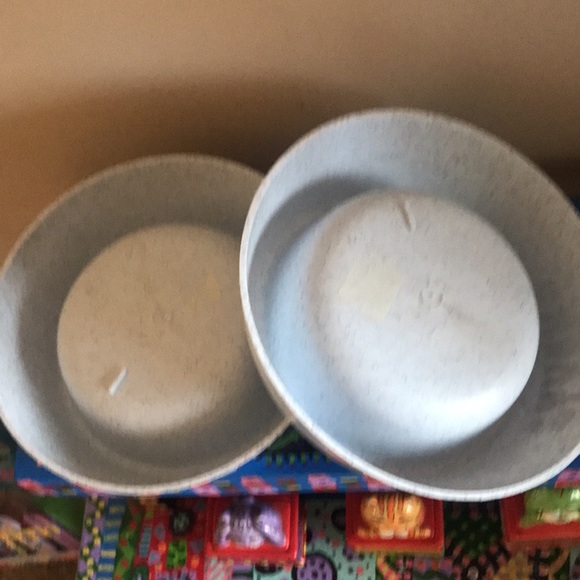 Dog Bowls- set of 2- NAVY - Picture 4 of 6